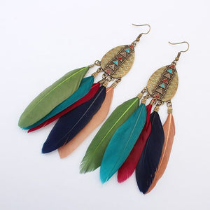 Pocahontas feather earrings